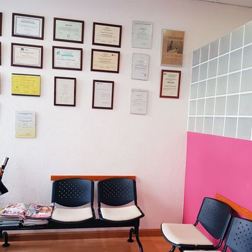 Centro de Fisioterapia Milagros Fernández sala de espera
